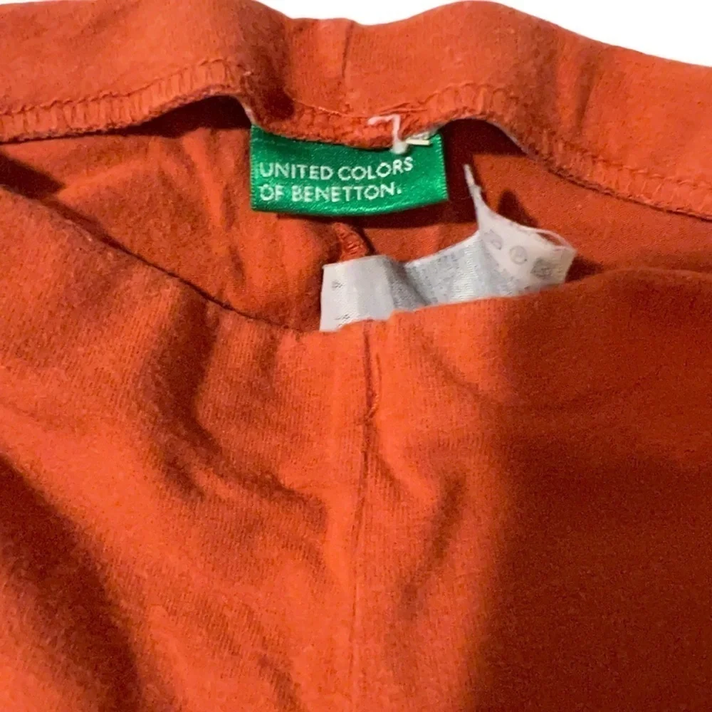 United Colors of Benetton|Kids Orange Cropped Leggings- Size 2T